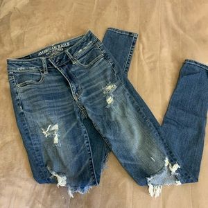 American Eagle Distressed Skinny Jeans
